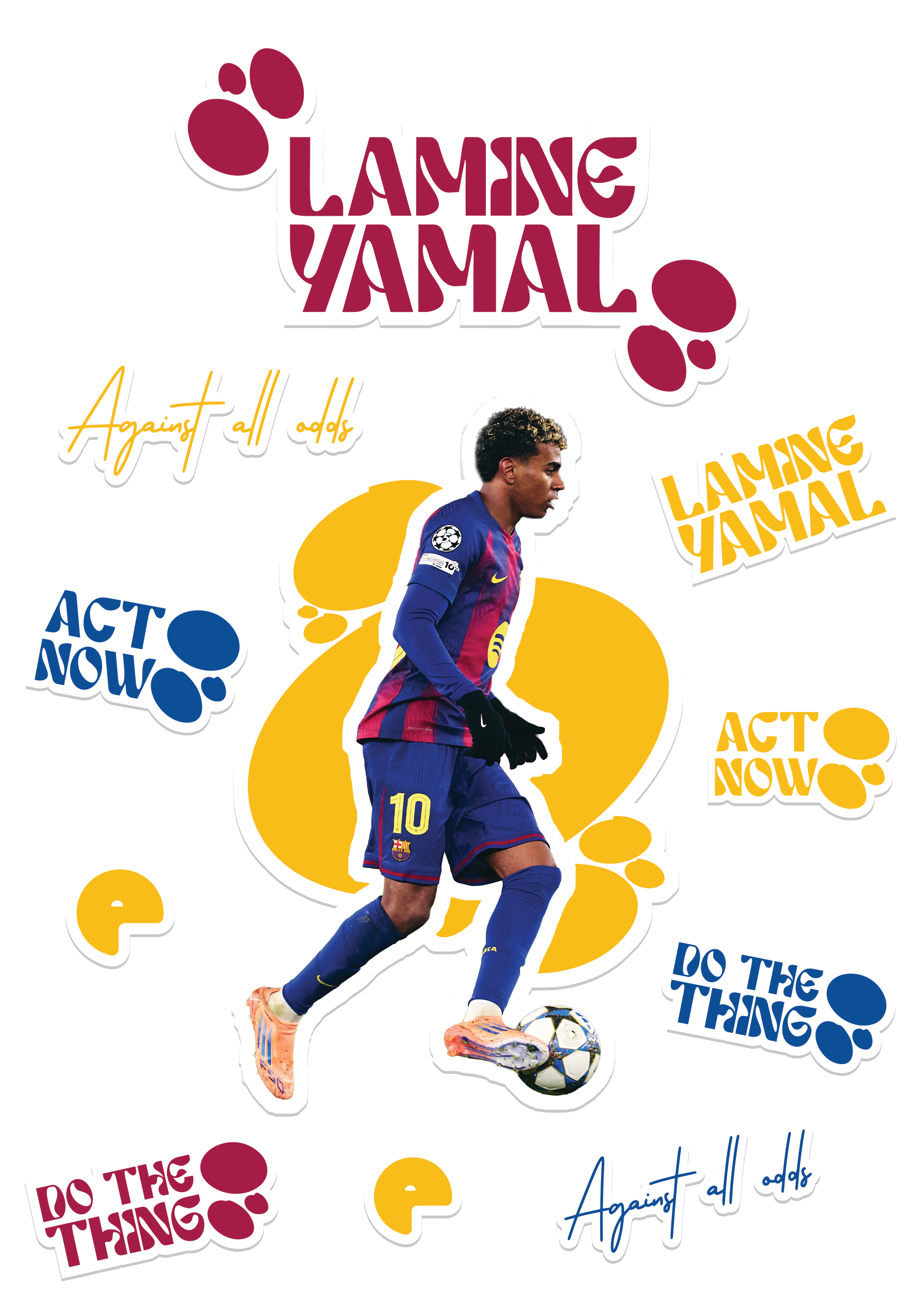 Lamine Yamal's Sticker.